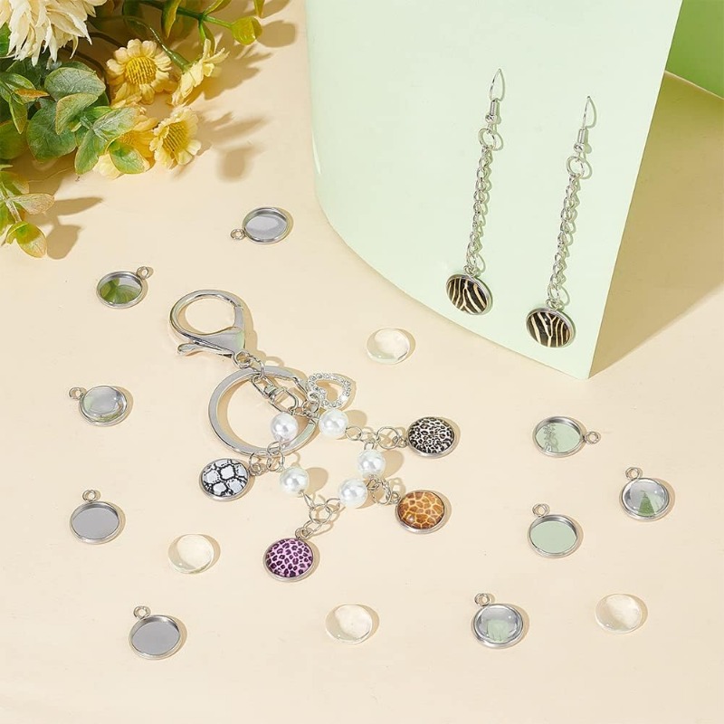 50 sets Pendant Cabochon Jewel - Bezels Set Pendant 리뷰 및 가격