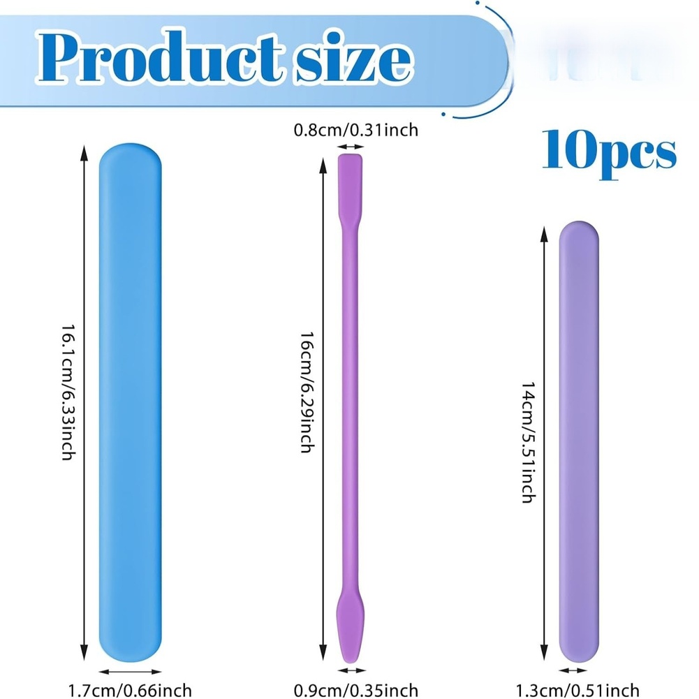 10 Piece Silicone Stirring Set - Resin Craft Workshop 리뷰 및 가격