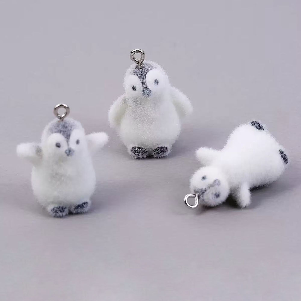 5pcs Flocking Small Penguin Re - Resin Craft Projects 리뷰 및 가격