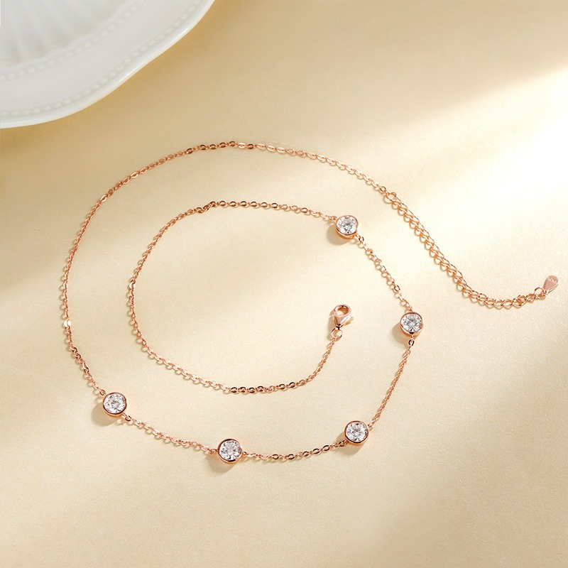 GRA Certified 5mm Moissanite N - Bezels Set Pendant 리뷰 및 가격