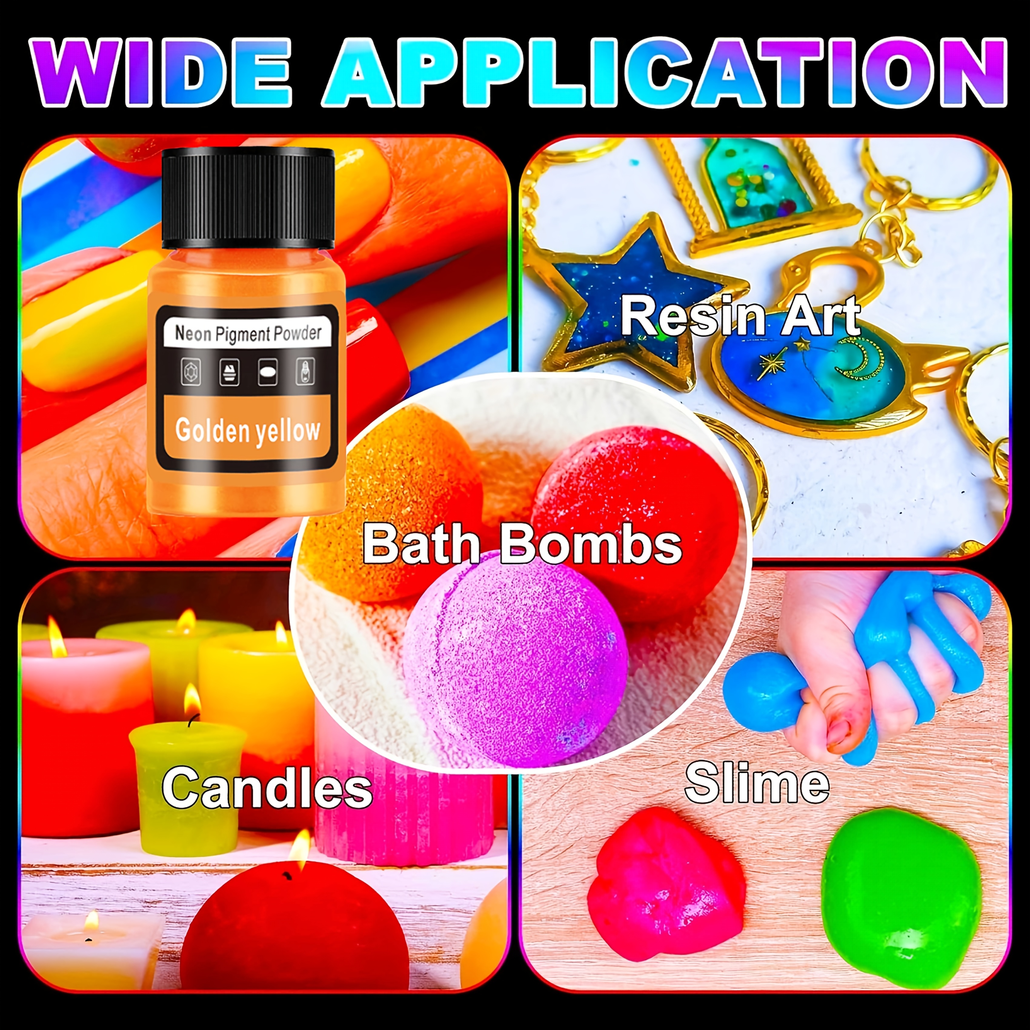 Fluorescent Powder/Neon Resin  - Resin Pigment Set 리뷰 및 가격